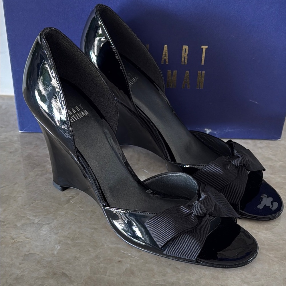 Stuart Weitzman Black Heels - Picture 2 of 15